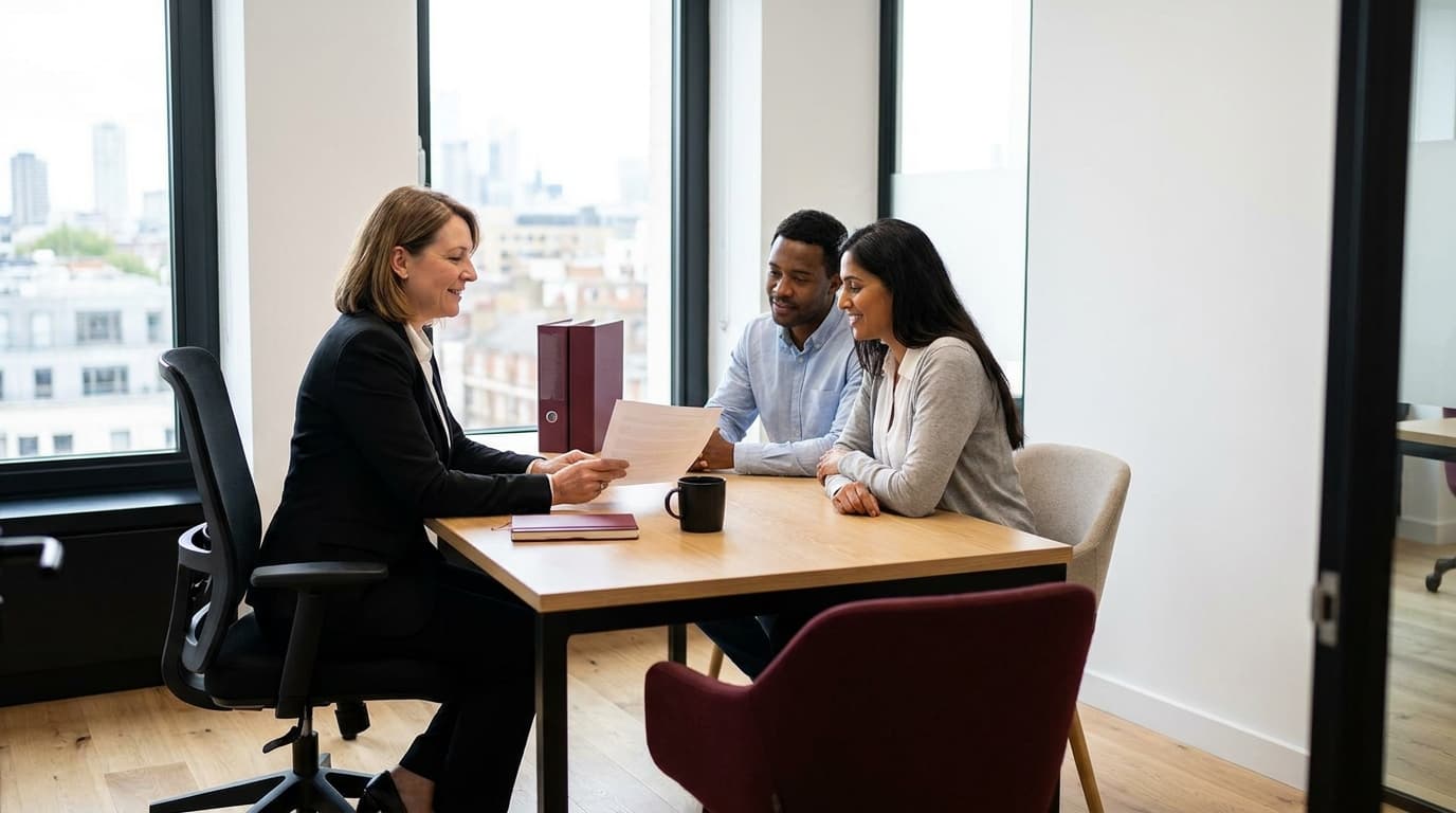 Cromwell Wilkes immigration lawyers consulting with clients in London